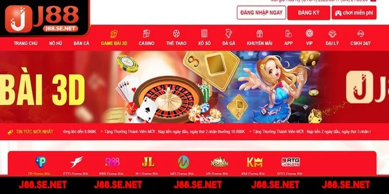 Game bài J88 nổi bật như một sân game uy tín