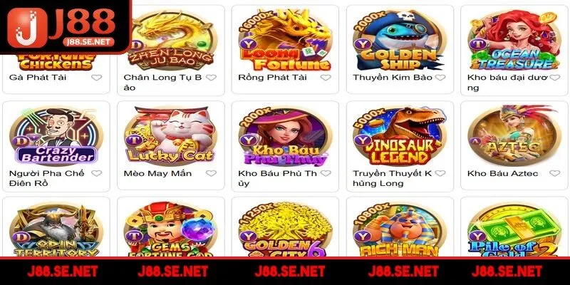 J88 sở hữu hàng trăm đến hàng nghìn game nổ hũ đỉnh cao