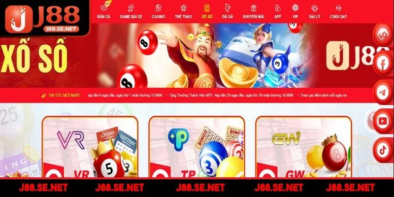 Xổ số J88 là một nền tảng giải trí trực tuyến hàng đầu
